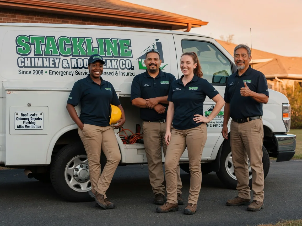 Chimney flashing repair company in Clintonville, PA